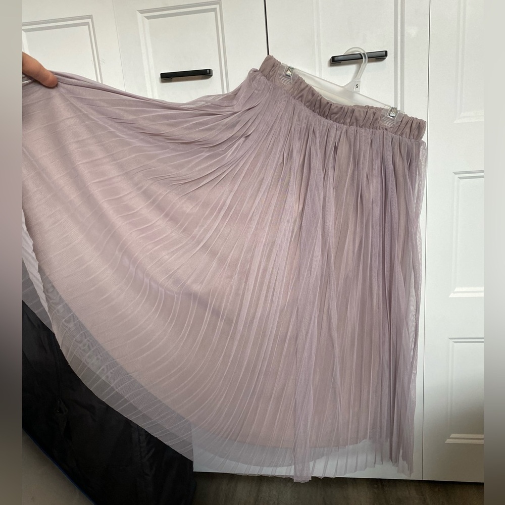 Mauve midi Ballerina Skirt